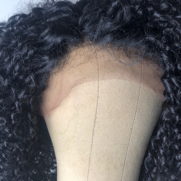 JAZ CURLY BRAZILIAN HUMAN HAIR BLEND C PART WIG main image 7